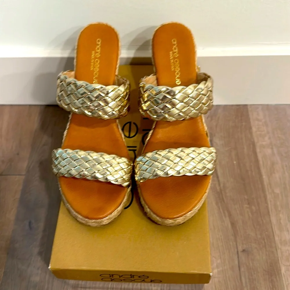 Andre Assous Aria wedge sandals - Picture 1 of 8